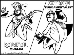 What I picture when I hear Radical Muslim