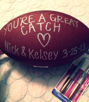 Birthday present I made for my football fanatic boyfriend!