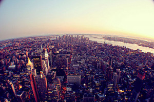 buildings, city, lights, new york, nyc