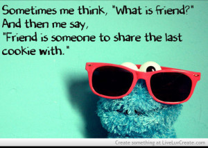 Cookie Monster- Friends