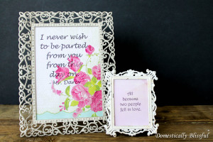 Wedding Scrapbook Quotes Framed quotes