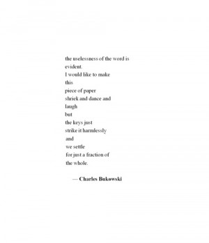 Bukowski Quotes Bukowski