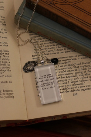 Morrissey Quote Necklace. In my life why do I give valuable time to ...