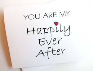 You Are My Happily Ever After Wedding Groom by lilcubby on Etsy, $3.95