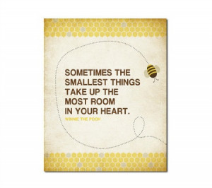 Sometimes The Smallest Things Take Up The Most Room In Your Heart.