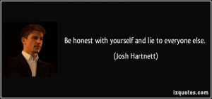 be honest with yourself quotes