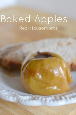 Baked Apples | Real Housemoms | These baked apples go perfectly with ...