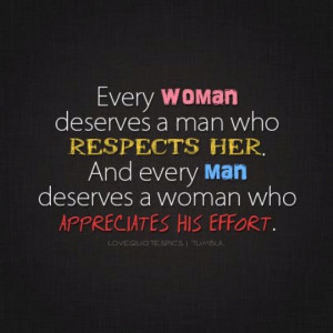 Every women deserve more...