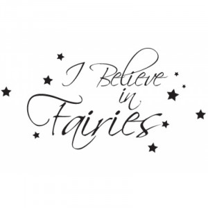 Believe In Fairies Wall Sticker - Wall Quotes