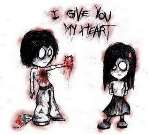 His heart finaly opened....and my wrists have quit bleeding