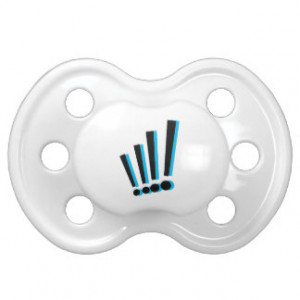 Exclamation Point Action Symbol Pacifier