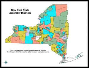 NYS Assembly District Map