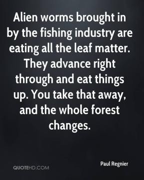 Alien worms brought in by the fishing industry are eating all the leaf ...