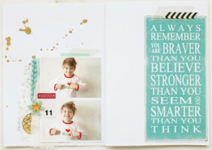 ania-maria dec daily 11 - love the bold quote and white space in this ...