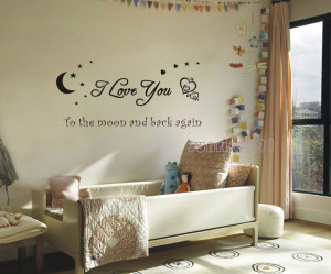 068C-Large-black-I-love-you-to-the-moon-Quote-Wall-Stickers-Art-Quotes ...