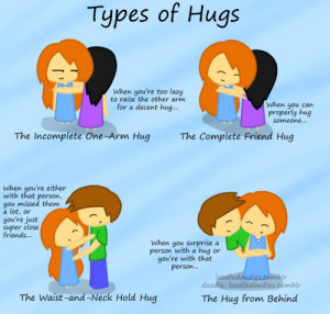 Types of hugs