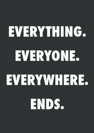 eventually...So if we know this we must make NOW the most important ...