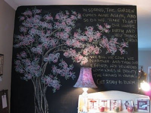 One day I want a wall like this in my room...to write my quotes ...