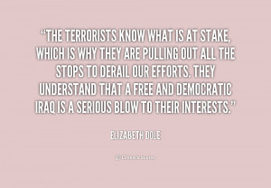 The terrorists know what is at stake, which is why they are pulling ...