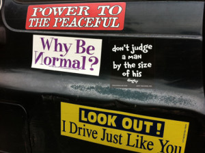 Go Back > Gallery For > Bumper Stickers Sayings