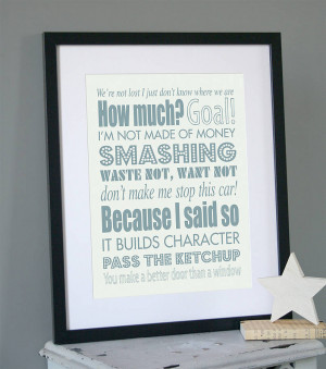 homepage > MODO CREATIVE > PERSONALISED DAD'S SAYINGS PRINT