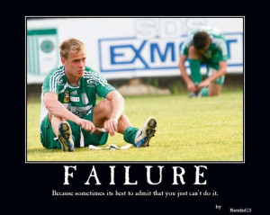 accepting failure