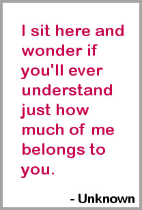 ... your heart can sink and how much one person can affect you. - Unknown