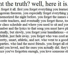 You're only young once.