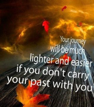 Your journey will be much lighter and easier if you don't carry your ...