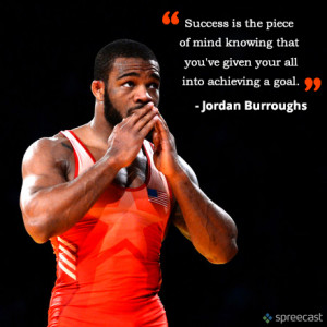 Jordan Burroughs offers advice to aspiring athletes who may have too ...