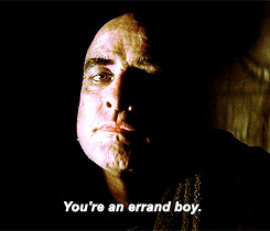 You’re neither. You’re an errand boy, sent by grocery clerks, to ...