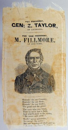 1849 - 1850 - Zachary Taylor, 12th President of the United States