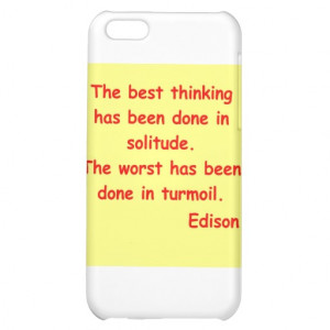 Thomas Edison quote Case For iPhone 5C