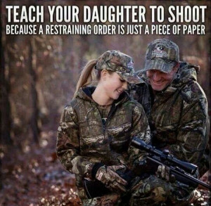 Teach your daughter to shoot
