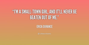 Quotes About Small Town Girls