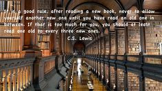 Lewis on reading old and new books.