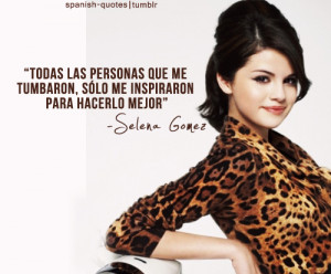 Selena Gomez Spanish Quotes Citas En Espanol Q