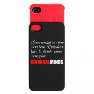 Criminal Minds quote 'Scars' iPhone Wallet Case $24.50