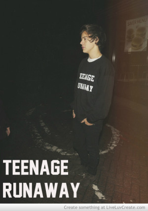 Harry Teenage Runaway