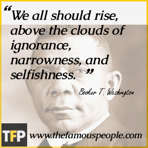 We all should rise, above the clouds of ignorance, narrowness, and ...