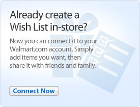 Set up a Walmart Wish List to help people shop the perfect gifts.