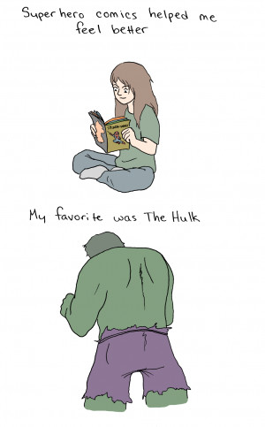... of a time hulk ever caught carol girls reading comics anger problems