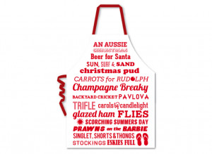 Christmas aprons are 100% cotton and come in fourteen great sayings ...