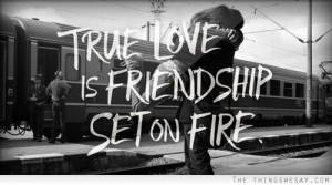 True love is friendship set on fire