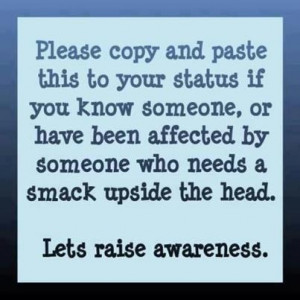 Lets raise awareness!