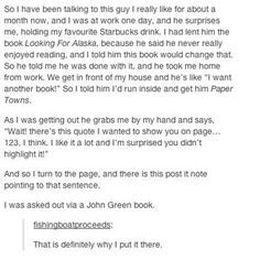 ... OVERWHELMED. | Here's How To Ask Someone Out Using A John Green Book
