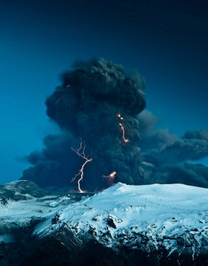 Volcanic eruptions of Mt. Eyjafjallajökullin Iceland