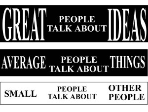 Great people talk about