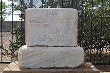 Billy the Kid's headstone in Fort Sumner, New Mexico