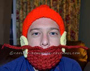 The Reindeer Costume Character With Child Making